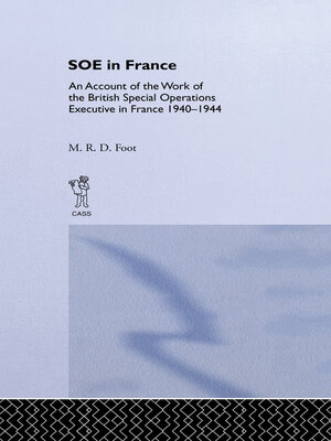 cover image of SOE in France